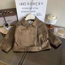 ジャケット キッズ 女の子 子供服 フェイクレザー 合皮 ライダースジャケット ショート丈 ゆったり 襟付き 長袖 ジップアップ ソフトタッチ 韓国 おしゃれ ...