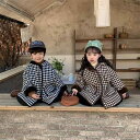 アウター キッズ ベビー 男女兼用 フード付き クッキー柄 チェック柄 厚手 ボア裏地 ミドル丈 コート ジップアップ 防寒 暖かい 普段使い 通園 秋冬 ポリ...