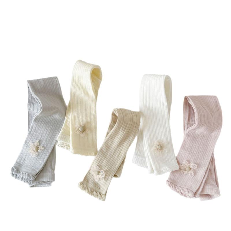 レギンス 女の子 ベビー キッズ 九分丈 クロップドパンツ メッシュ 薄手 透け感 涼しい 快適 通気性 吸..