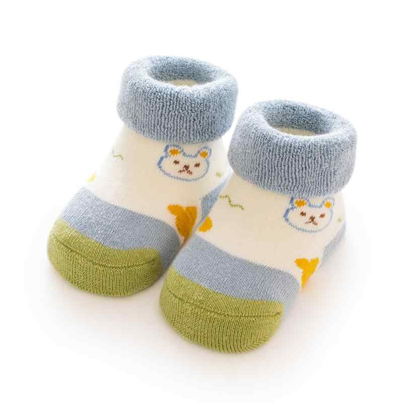 靴下 ベビー 新生児 キッズ 子供 男の子 女の子 秋冬 厚手 裏起毛 保温 あたたかい 綿 コットン キャラクター かわいい 滑り止め 普段使い お出かけ 快適 ルームソックス 防寒