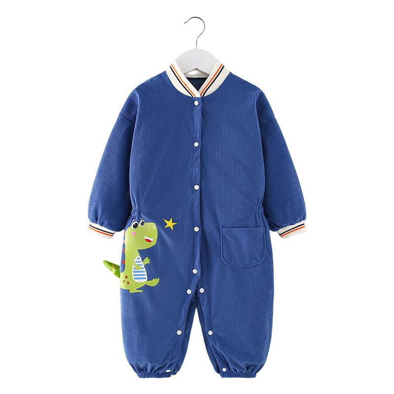 ロンパース ベビー キッズ 男女兼用 カバーオール つなぎ 全身 防汚 ポリエステル アウトドア プレイス..