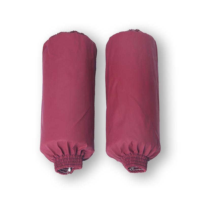 アームカバー 男女兼用 PUレザー 合成皮革 防水 防油 撥水 防汚 油汚れ防止 キッチン 台所 水仕事 作業用 清掃 業務用 ガーデニング 農業 成人 黒 紺 赤