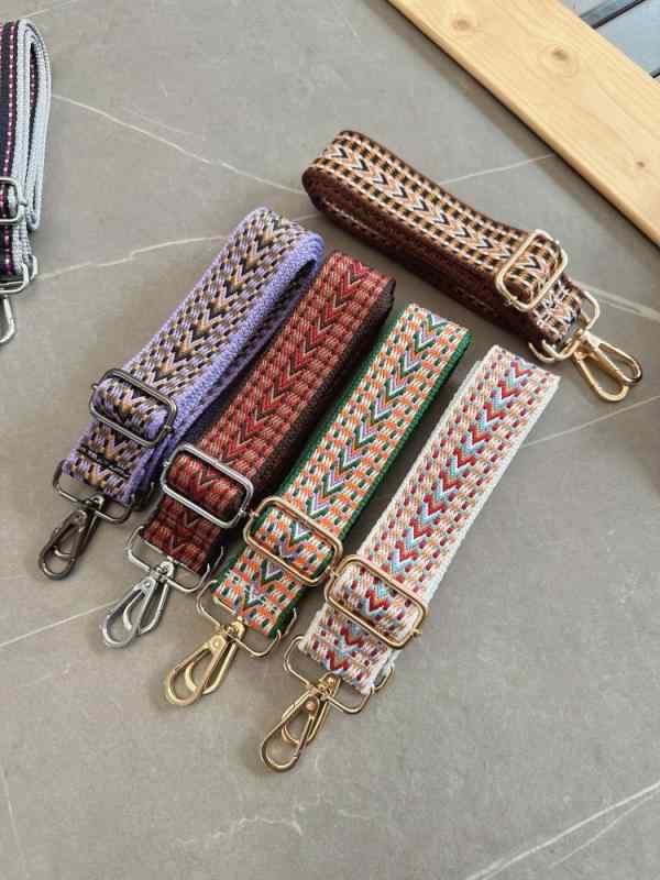 バッグ用 ショルダーベルト 調節可能 ジャカード織り 幅広 肩掛け 斜めがけ 普段使い 通勤 交換用 おしゃれ 肩紐 ファッション小物 上品