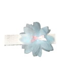 ヘアアクセサリー キッズ ベビー 春夏 髪飾り 鳥の巣風 シフォンフラワー リボン 花柄 ヘアバンド かわいい おしゃれ お出かけ 普段使い イベント ソフト ...