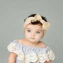 ヘアバンド ベビー 女の子 赤ちゃん 欧米風 ナイロン レース リボンモチーフ 髪飾り ヘッドバンド ソフトな肌触り 普段使い お出かけ