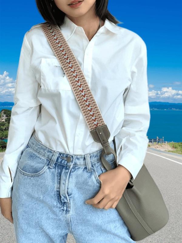 ストラップ バスケットバッグ カゴバッグ 付け替え用 幅広 太め キャンバス ショルダーストラップ ショ..