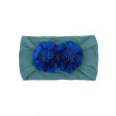 ヘアバンド ベビー キッズ 赤ちゃん 子供 ナイロン 無地 花モチーフ 幅広 シームレス 締め付けない 優しい肌触り 伸縮性 普段使い