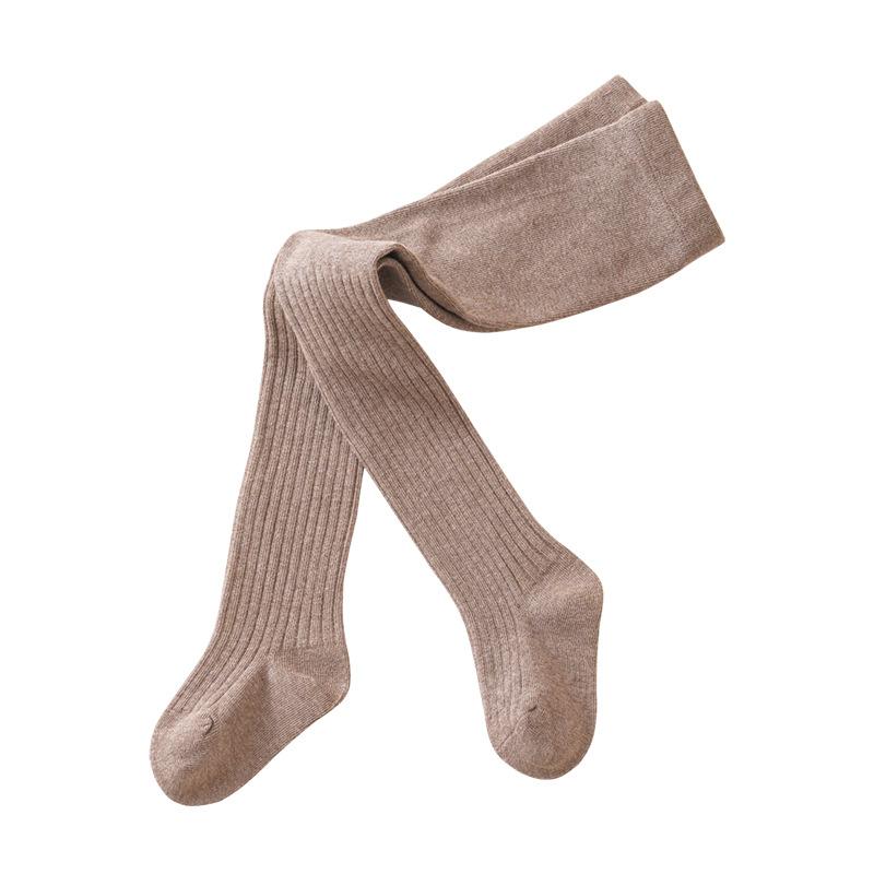 タイツ 女の子 子供 ベビー キッズ レギンス スパッツ 春秋 中厚手 無地 おしりゆったり 足つき 普段使..