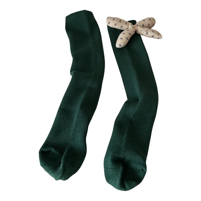 ソックス キッズ 女の子 ベビー 赤ちゃん 春秋 韓国 ロリータ ミドル丈 無地 くしゅくしゅ ルーズ 普段..