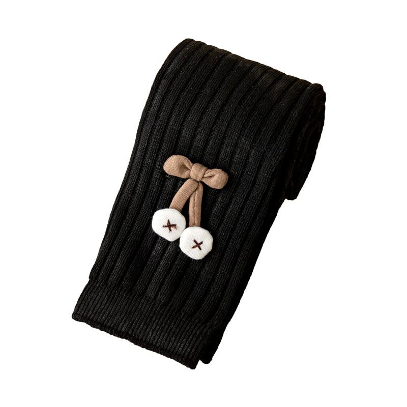 レギンス 女の子 ベビー キッズ 子供 春秋 9分丈 スパッツ 長丈タイツ 韓国 無地 リブ編み 伸縮性 快適..