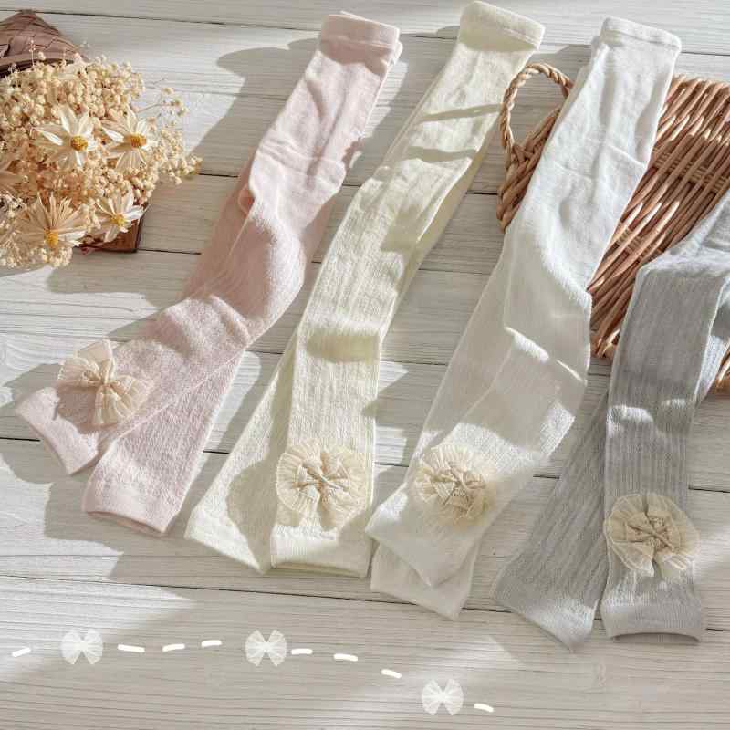 レギンス 女の子 子供 ベビー キッズ 春夏 防蚊 虫除け メッシュ 薄手 九分丈 アンクル丈 外着 アウタ..