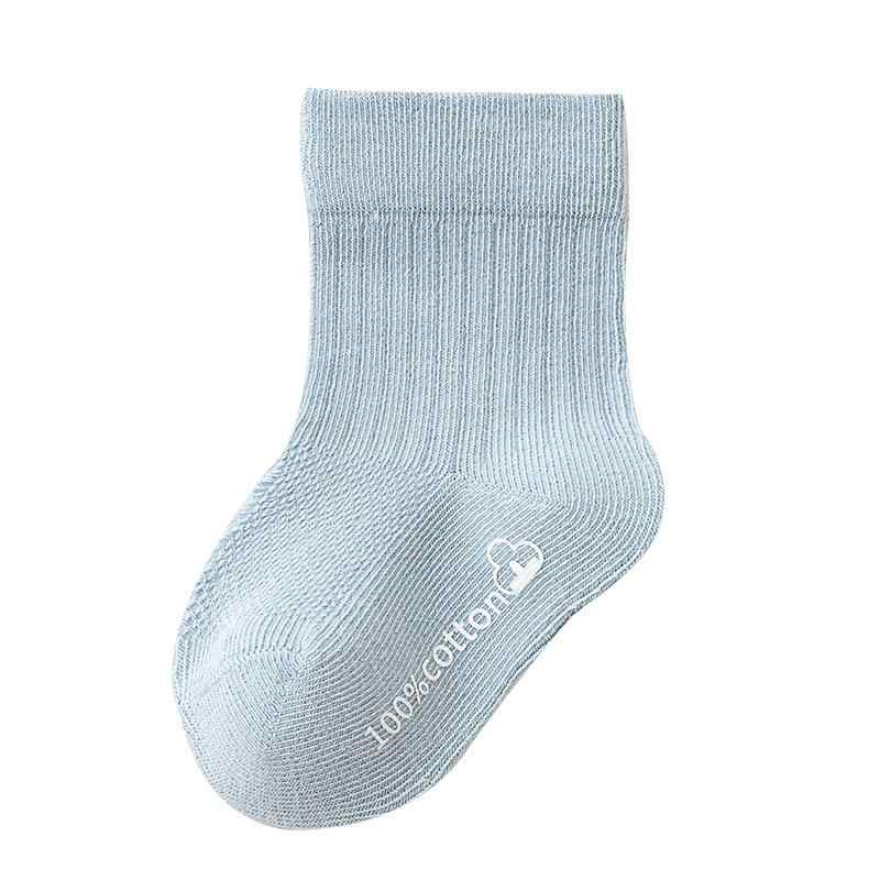 ソックス 新生児 ベビー キッズ 男女兼用 春夏 薄手 メッシュ 通気性 純綿 無縫製 口ゴムゆったり 締め..