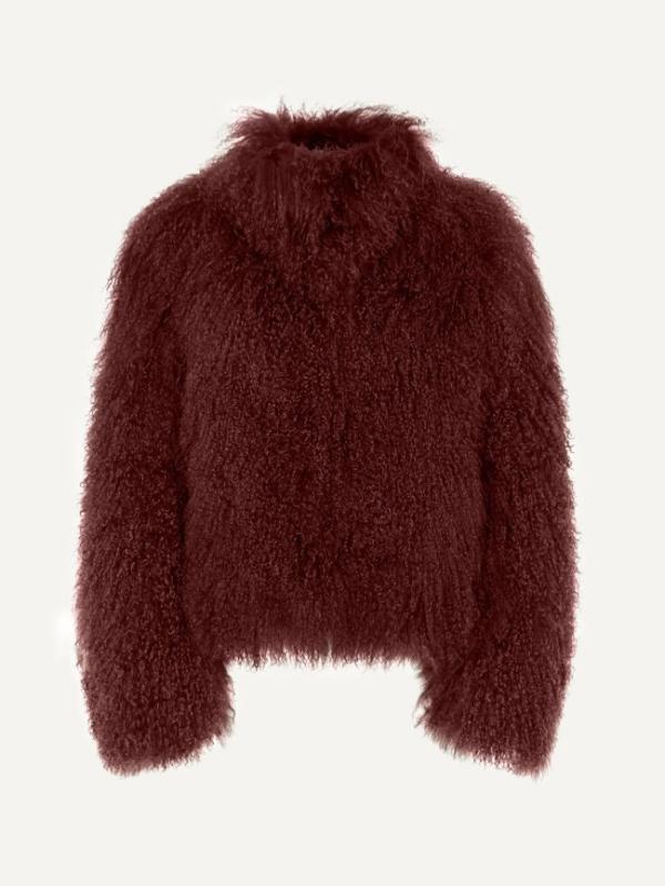 コート レディース ショート丈 ファーアウター ふわふわ もこもこ 無地 長袖 保温性 暖かい カジュアル 秋冬 欧米風