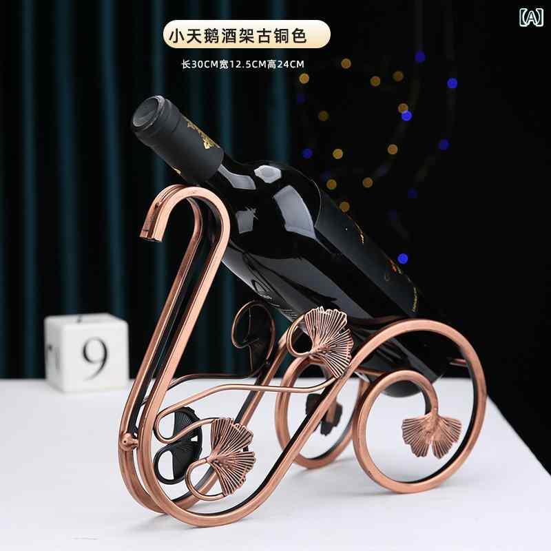 ワインラック 家庭用 グラスホルダー ボトル収納 卓上 倒立式 ディスプレイスタンド ライトラグジュア..