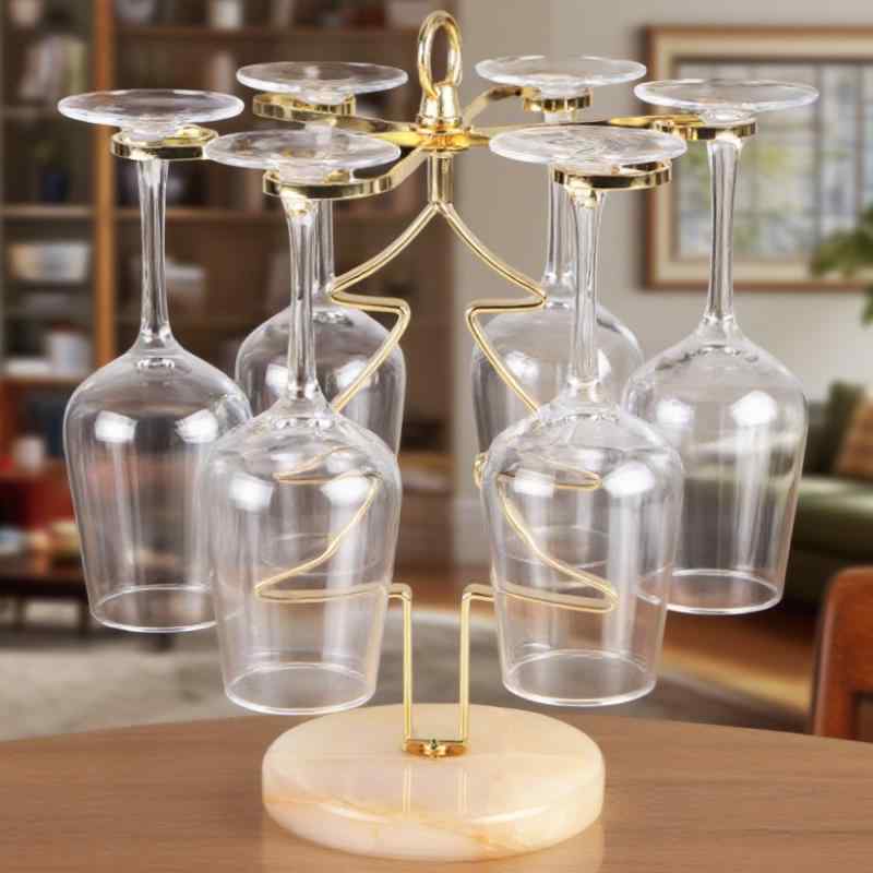 ワイングラスラック ワインボトルラック ヨーロピアン ライトラグジュアリー 家庭用 自宅用 ディスプレ..