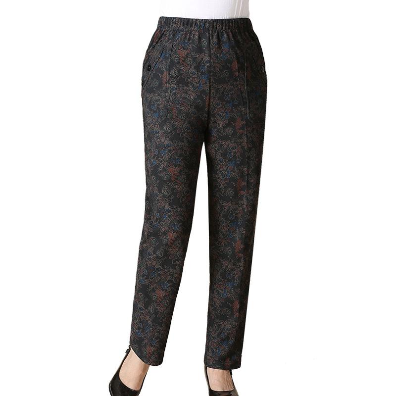 パンツ レディース 高齢者 祖母 ミセス 裏起毛 厚手 冬 暖かい ゆったり ウエストゴム ロング丈 長ズボン 外出 普段使い 部屋着