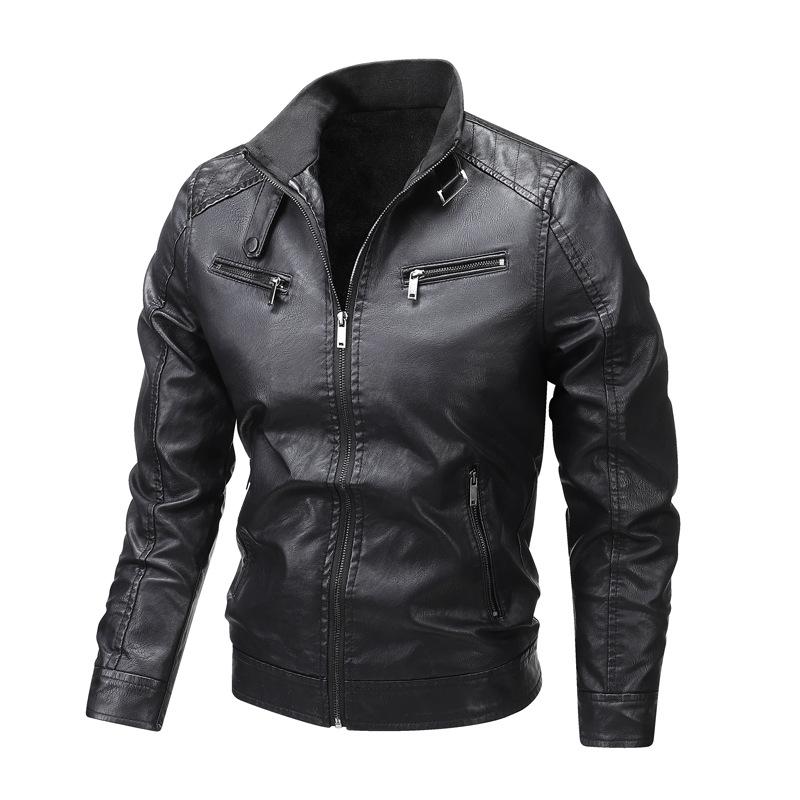 ・カテゴリ: レザーウェア/レザージャケット・スタイル: スポーツ・着丈: 普通・シルエット: ルーズフィット・ネックライン: スタンドカラー・前立て: ジッパー・素材: PUレザー・裏地素材: ポリエステル・シーン: スポーツ・加工: アイロン不要・詳細: ジッパー装飾・ポケット: サイドシームポケット・裾: ストレートヘム・カラー展開: ブラック、コーヒー、カーキ・サイズ展開: M、L、XL、XXL、3XL、4XL、5XL・着用方法: アウター・対象年齢: 成人・性別: メンズ