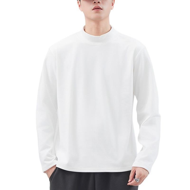 スウェット メンズ 男性用 裏起毛 丸首 クルーネック 長袖 厚手 暖かい 保温 インナー トップス トレー..