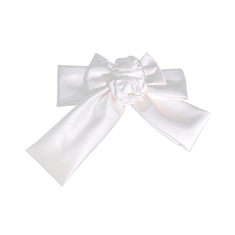 ヘアクリップ レディース 韓国 白 ビッグバタフライ 結婚式 ウェディング ブライダル 花嫁 お呼ばれ 前..