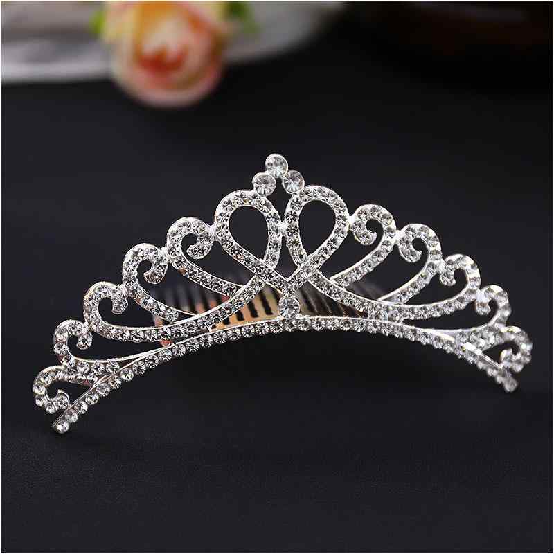 ティアラ 花嫁 ブライダル 子供 女の子 プリンセス キッズ 髪飾り ヘアアクセサリー クラウン 王冠 高..