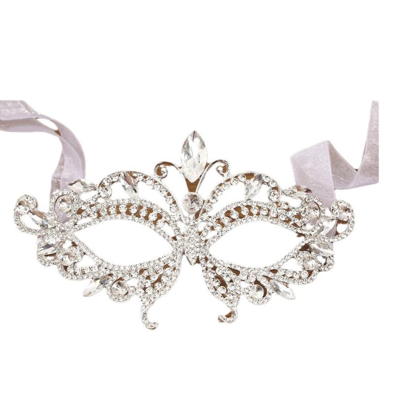 仮面 レディース ラインストーン 仮装舞踏会 ハロウィン コスプレ パーティー アイマスク 目元カバー ..