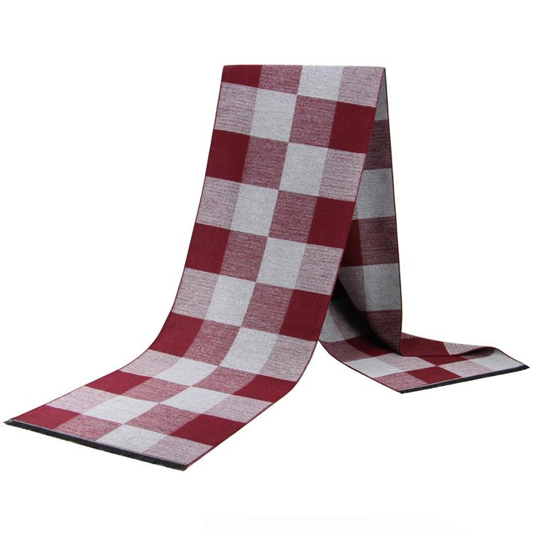 マフラー メンズ 男性用 ストール 秋冬 保温 防寒 暖かい チェック柄 格子柄 欧米風 おしゃれ 若者 通..