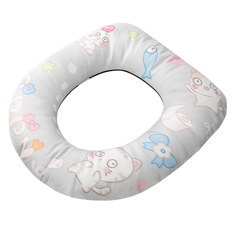 便座カバー 高齢者 妊婦 快適 極厚 肉厚 柔らかい 低反発 クッション トイレシート 防水 滑り止め 洗え..