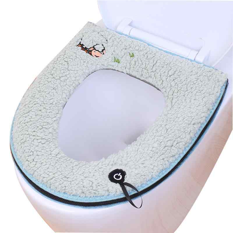 便座カバー ポータブル 携帯用 ファスナー式 ジッパータイプ 快適 心地よい 洗える 丸洗い 抗菌 防臭 ..