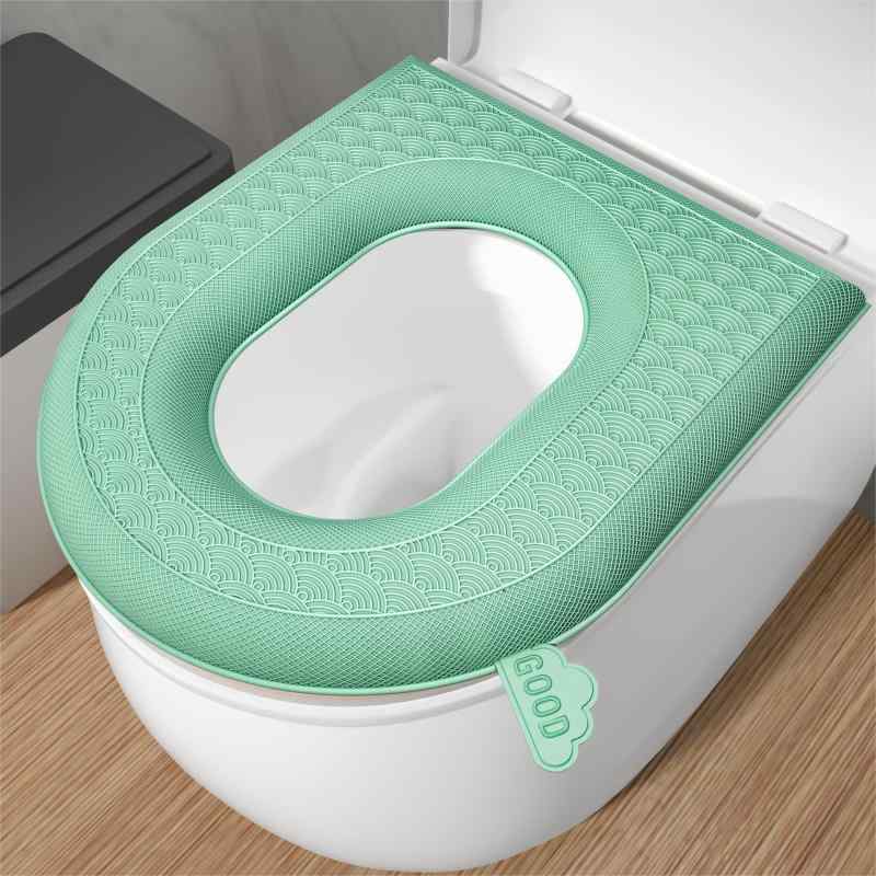 トイレマット 高発泡EVA 手提げ式 便座カバー シート クッション 防水 保温 暖か 洗える 厚手 ソフト ..