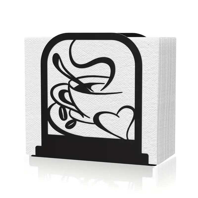 卓上収納 カフェ 業務用 店舗用 コーヒーカップ ナプキンスタンド ペーパーホルダー 金属製 スチール製 おしゃれ モダン 整理 片付け デスク整理(3)