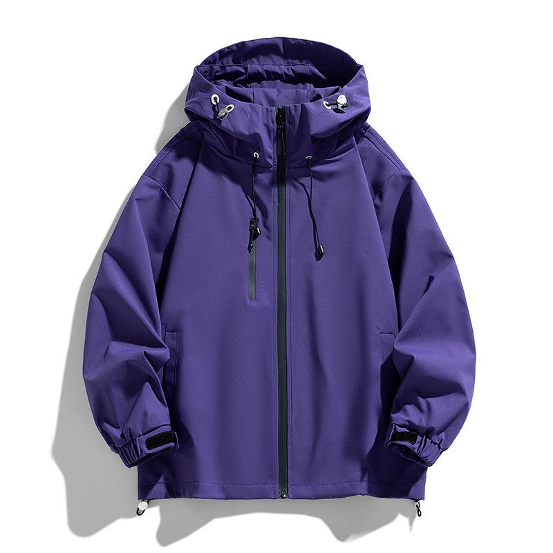 マウンテンパーカー メンズ フード付き ダブルジップ アウトドア スポーツ 機能性 ウィンドブレーカー ..