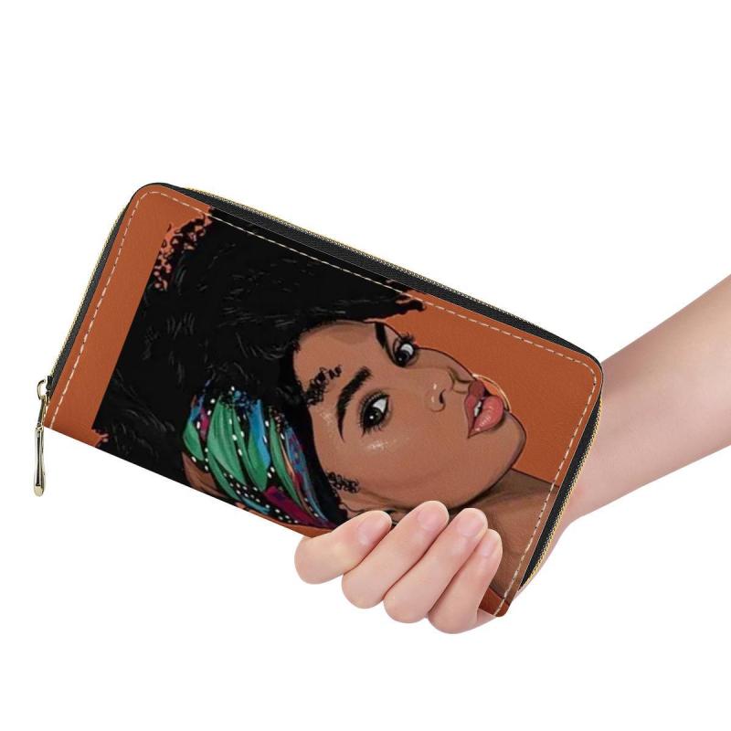 財布 レディース 女性用 PUレザー 長財布 大容量 プリント柄 ファッション 手持ち ウォレット おしゃれ 合成皮革 普段使い 通勤 お出かけ 軽量 上品