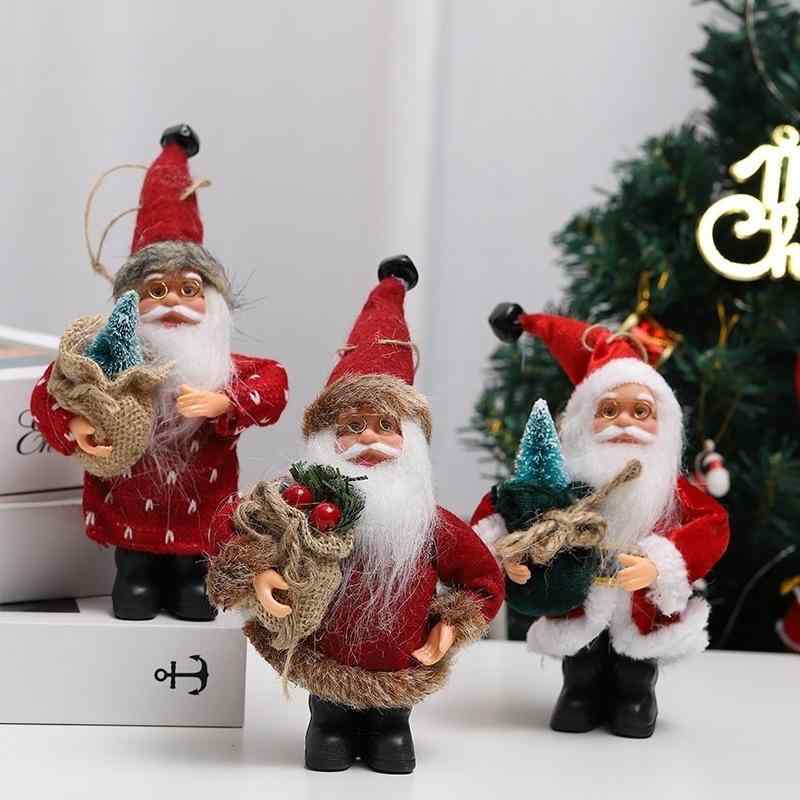 Ceremony, Events Services - ぬいぐるみ サンタクロース キャラクター 立ち姿 布製 ふわふわ 人形 ドール キーホルダー クリスマス デコレーション 卓上 オーナメント マスコット クリスマス雑貨 インテリア小物 かわいい