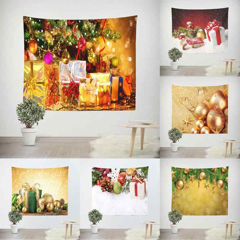 タペストリー 北欧風 クリスマス ウォールデコレーション 布製 テキスタイル おしゃれ インテリア ファ..