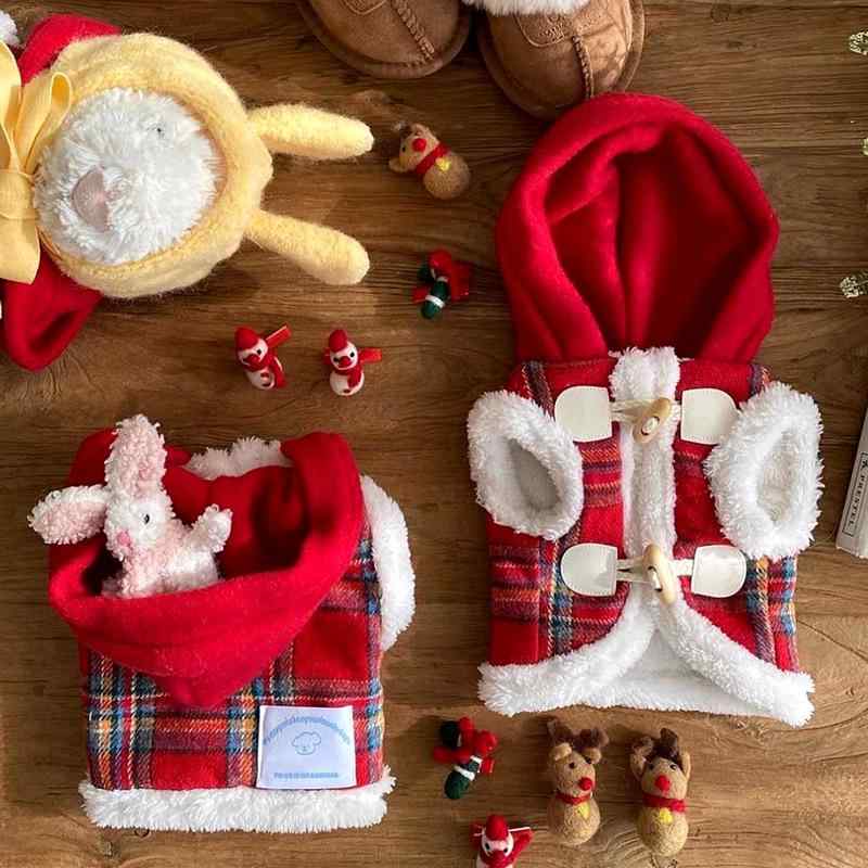 ペット服 犬服 猫服 小型犬 テディ ビション ポメラニアン クリスマス 新年 中綿入りジャケット 厚手 ..