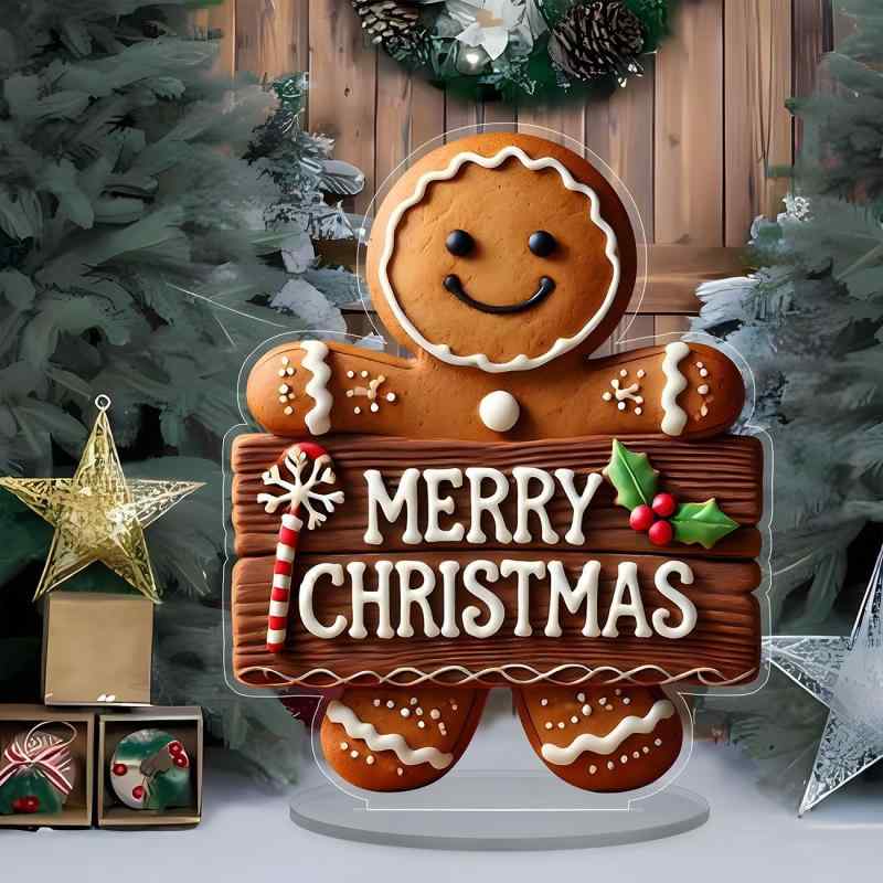 置物 クリスマス 2D アクリル おしゃれ 卓上 オーナメント ディスプレイ パーティー デコレーション 新商品 冬 イベント ホームパーティー 店舗装飾 かわいい ユニーク インテリア 飾り付け