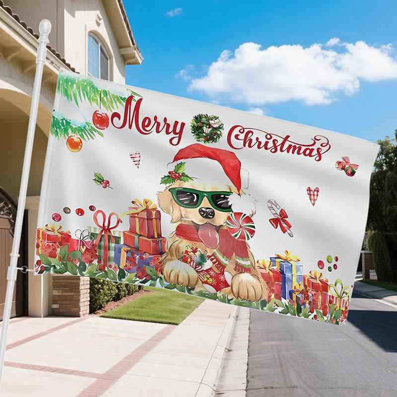 フラッグ クリスマス 