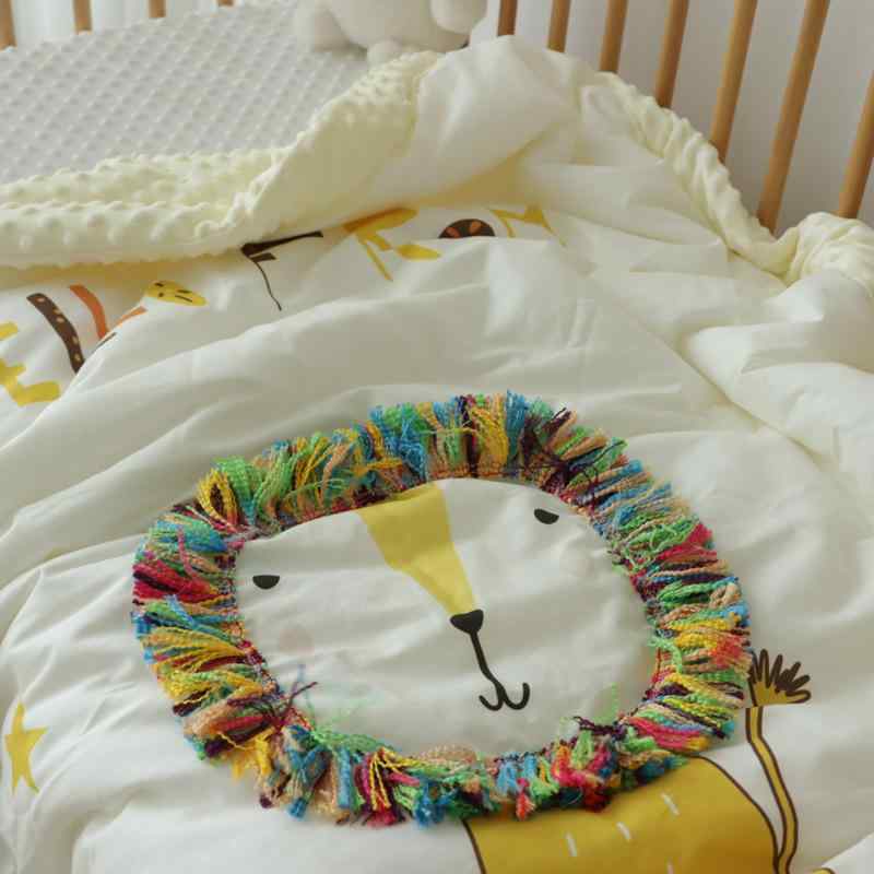 ベビー掛け布団 男の子 女の子 全綿ツイル ドットフランネル 綿填充 純綿生地 柔らか安心 春夏薄型 秋冬厚型 グレー ライトイエロー ブラウン 100x120cm 120x150cm