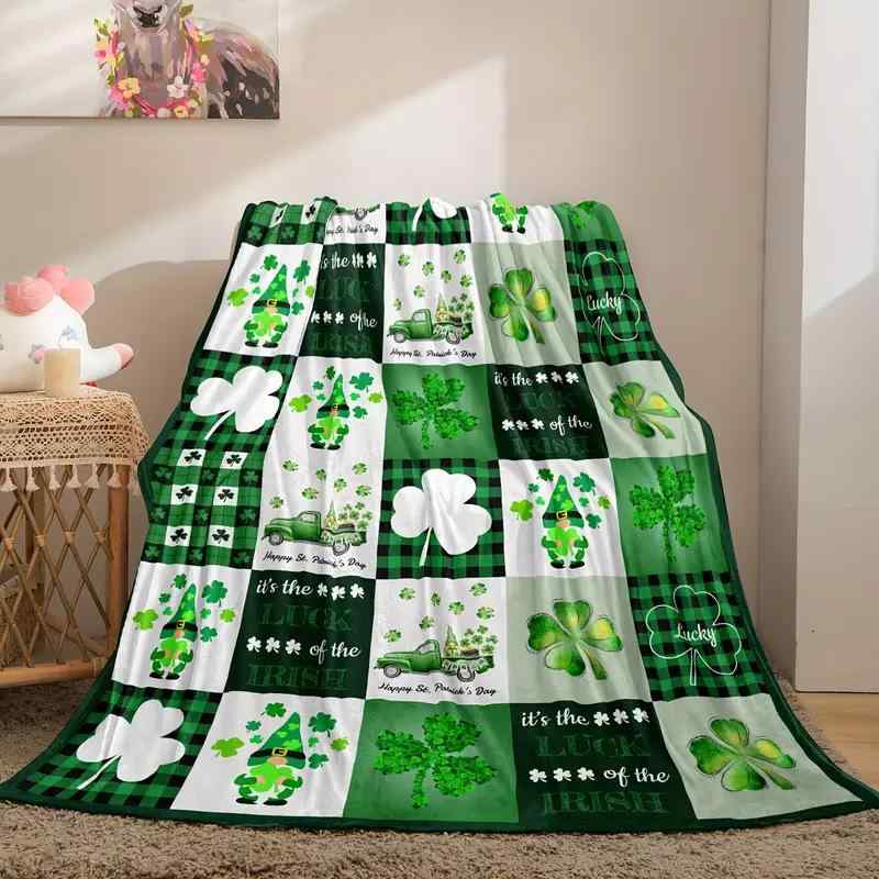 フランネル 毛布 プリント 欧米風 ソファ ベッド キャンプ 旅行 ピクニック 用 ポリエステル 軽量 暖か 家庭用 アウトドア 室内 暖房 代わり 柔らか 肌触り 良い 洗濯 可能 耐久性