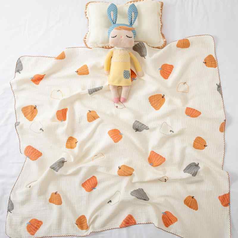 男の子 女の子 ベビー ガーゼケット 夏用 綿 動物柄 卡通柄 包巾 バスタオル 柔らかい 軽量 アイボリー ピンク パープル