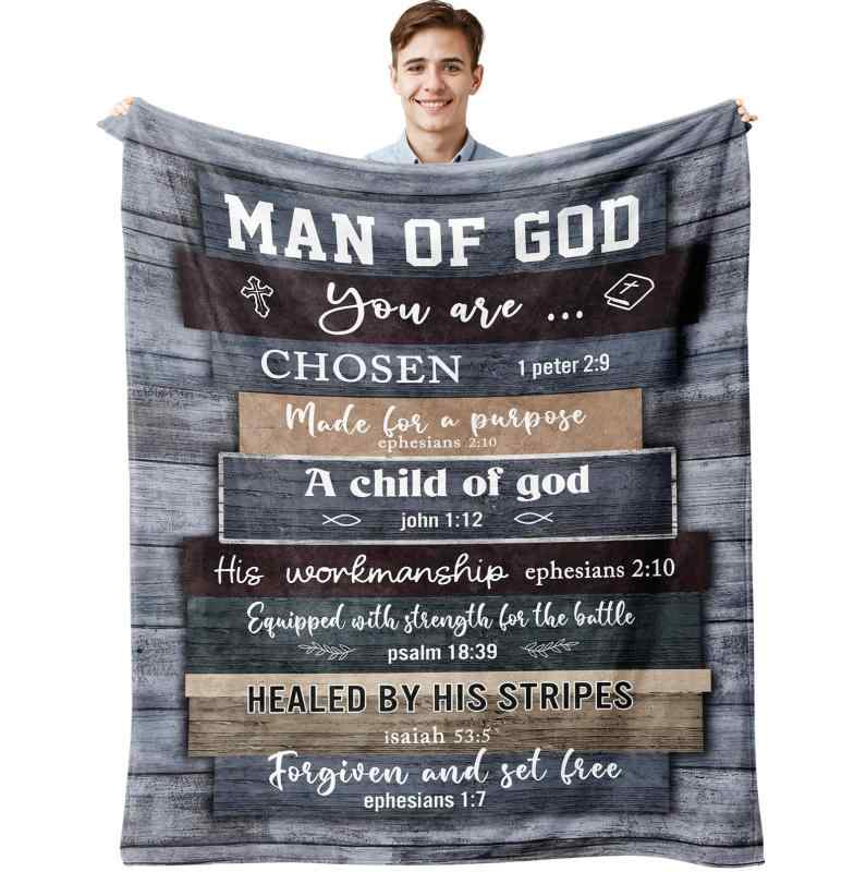 メンズ 毛布 柔らかい フランネル 暖か 軽量 家庭用 プリント柄 励まし言葉 北欧スタイル ポリエステル 化繊 快適 寝室 リビング ストライプ ハート 星空