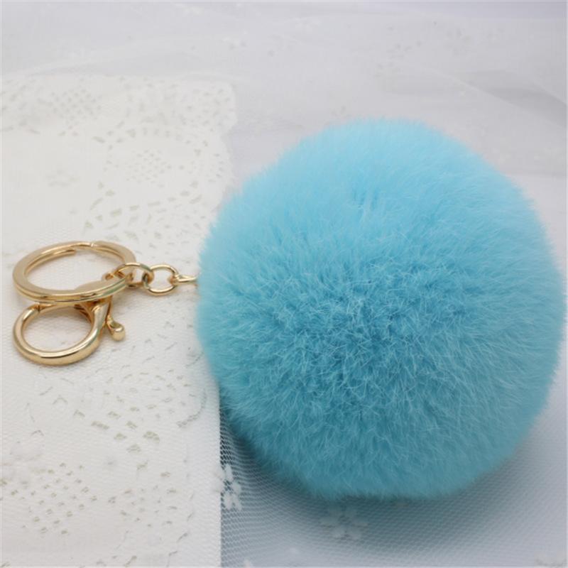キーホルダー メンズ レディース 大型 毛玉 プラッシュ ハンガー 金属製 ピンク ホワイト ブルー 車内 ..