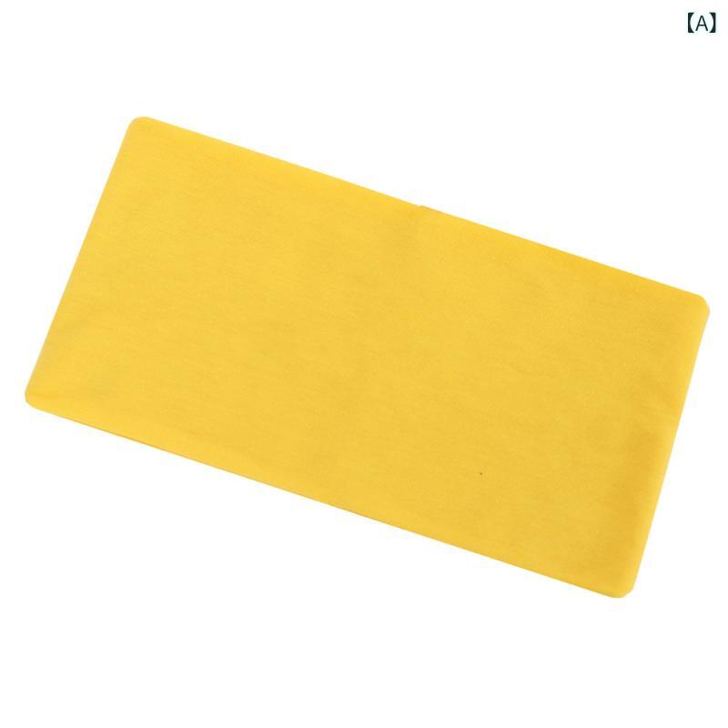 ヘアバンド レディース ワイド キャンディカラー 伸縮 ヨガ スポーツ 布地 幾何学 ピンク ブラック グ..