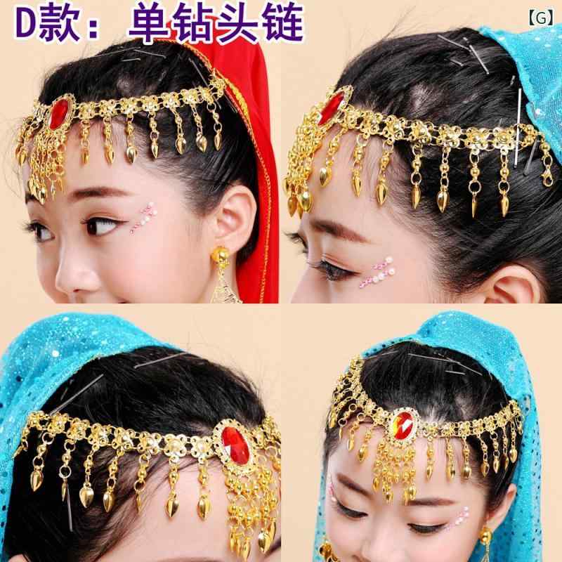 子供 男の子 女の子 インドダンス ベリーダンス 公演アクセサリー セット イヤリング ネックレス ブレ..