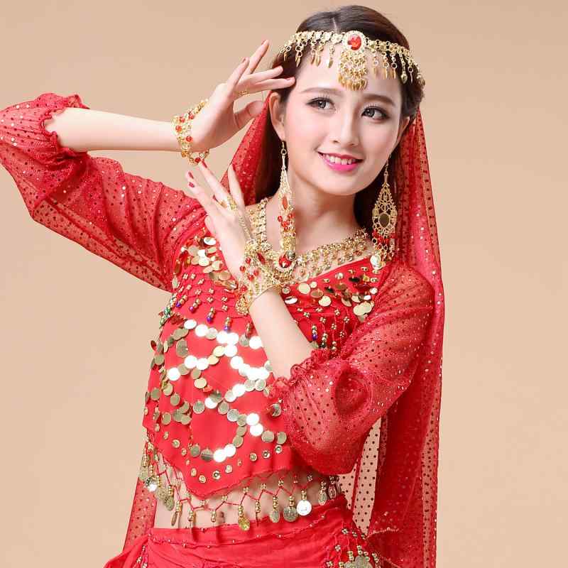 ベリーダンス アクセサリーセット メンズ レディース ヘッドベール ノーズチェーン イヤリング ブレス..