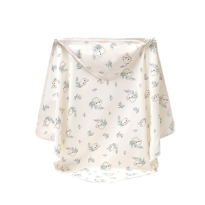 抱っこ布 男の子 女の子 新生児用 純綿 二層 薄手 春夏 四季対応 動物柄 花柄 柔らかい 吸湿 速乾 産院 出産準備 赤ちゃん包み 綿素材 軽量