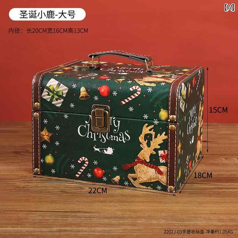 収納ボックス 木製 木箱 レザー ハンドル付き レトロ アクセサリー ケース ジュエリー 証明書 カード ..