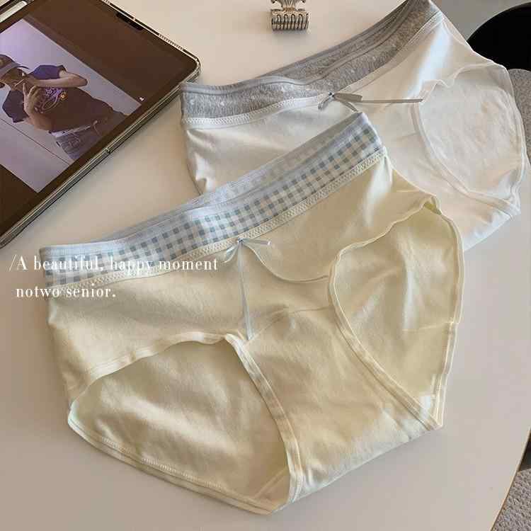 ショーツ 女子用 中腰 綿素材 抗菌加工 速乾 通気性 ヒップアップ 食い込み防止 防透け コントラストス..