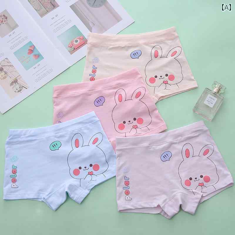 女の子 キッズ パンツ 綿素材 快適 ボクサー ショーツ 3-8歳 子供用 インナー ミックスカラー オールシ..