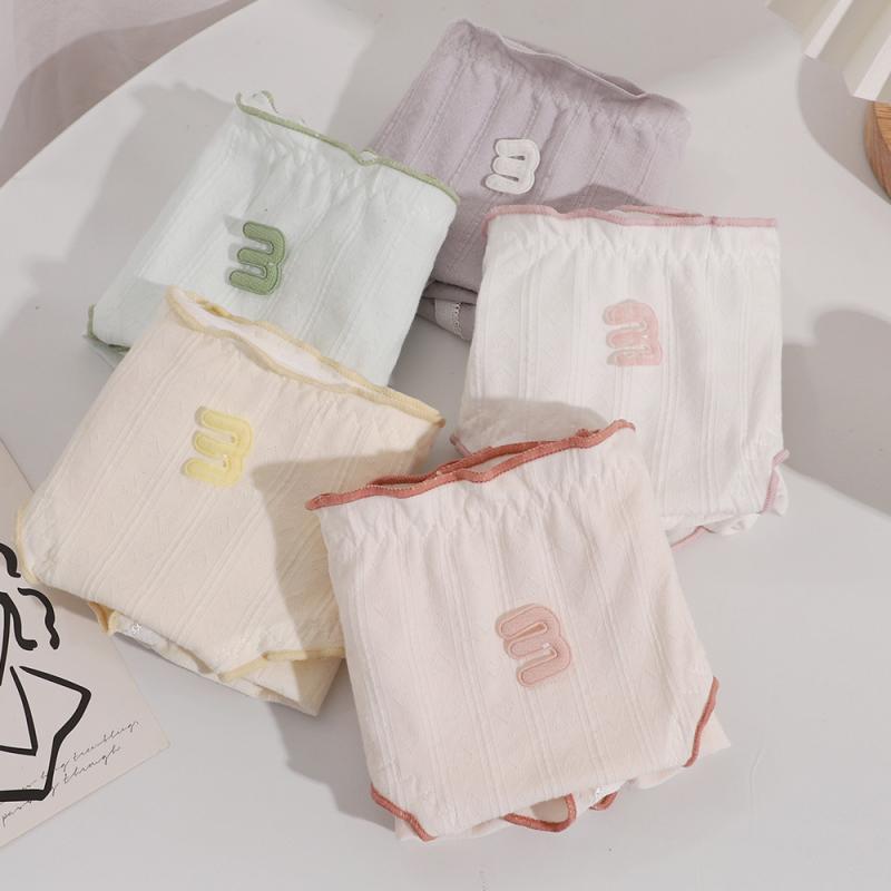 レディース 綿 三角 ショーツ レース 切り替え 透気 快適 中腰 純色 少女 オールシーズン 白 グレー ラ..